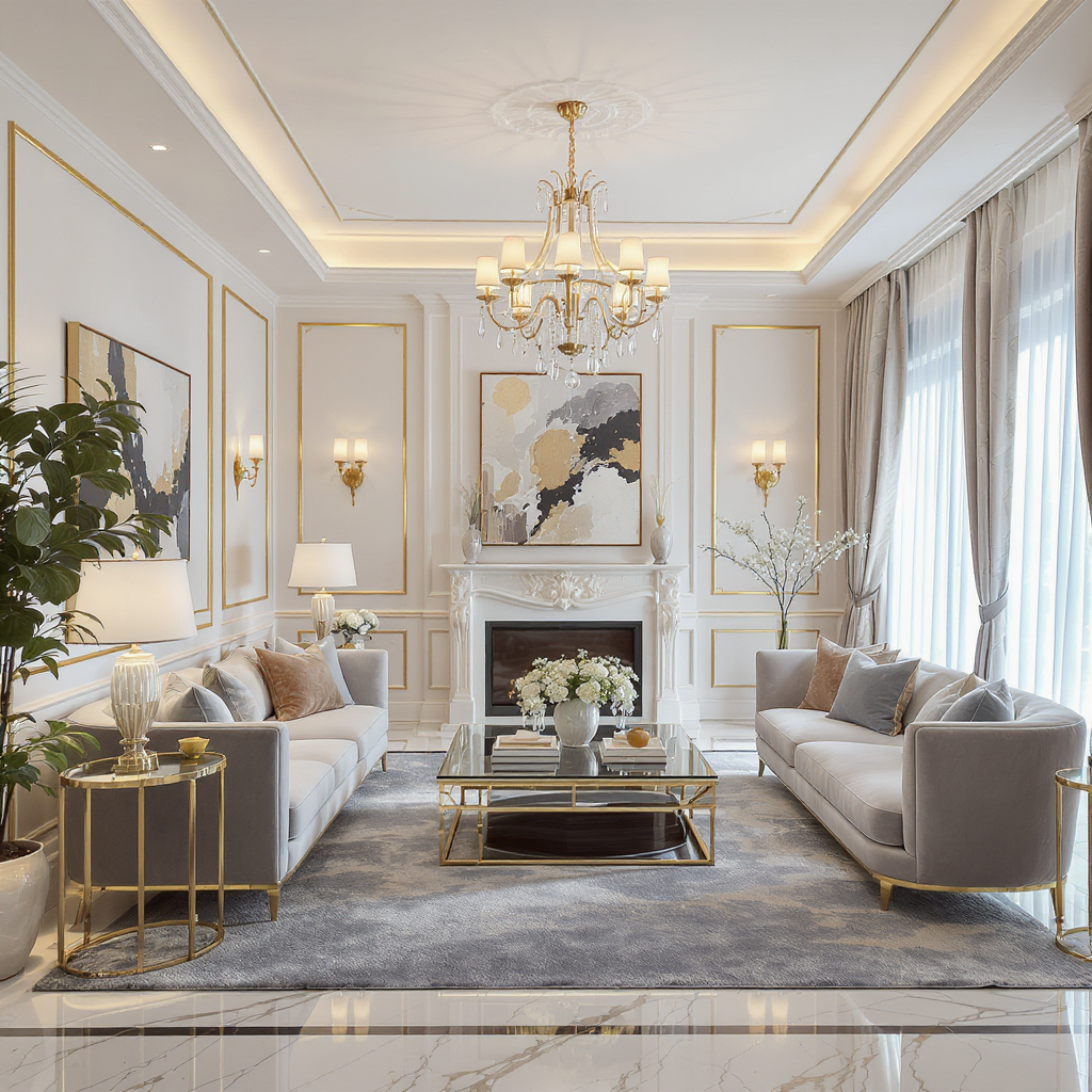 Living Room Wall & Ceiling 